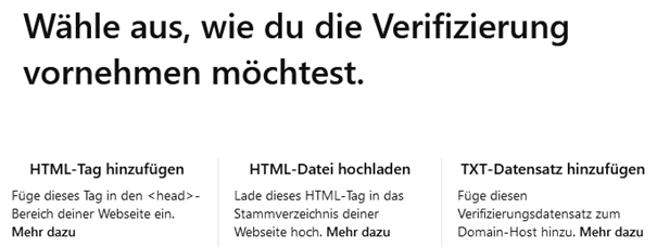 Screenshot Verifizierung