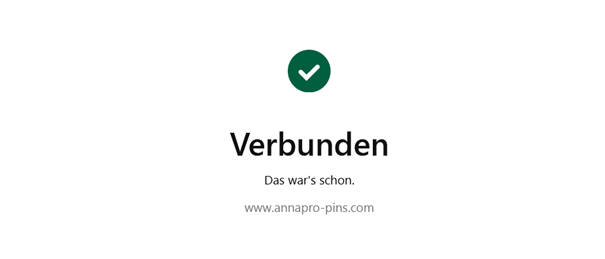 Screenshot wie es aussieht wenn es verbunden ist